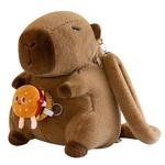 Плюшевая игрушка капибара высота 35см Happy Fish - фото 6