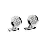Запонки Chopard Classic Racing cufflinks, серебряный - фото