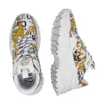 Кроссовки с добавлением кожи Versace, белый - фото 3