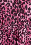 Платье Zizzi MIDI MIT KNOPFLEISTE UND BINDEGÜRTEL, Pink Leopard/Pink - фото 5