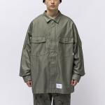 Мужская рубашка WTAPS, серый - фото 9