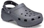 Сандалии classic platform glitter ii clog 'black' Crocs, черный - фото 4