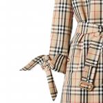 Пальто женское Burberry в клетку, желтый - фото 6