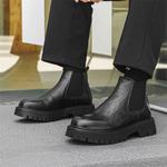 Ботинки Челси мужские черный Beidouniao - фото 7