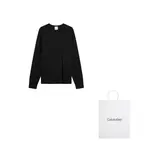 Джемпер с вышитым логотипом Calvin Klein, черный - фото