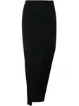 Юбка миди Theresa Rick Owens, черный - фото