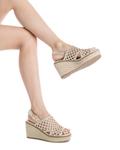 Women's Espadrille Sandals In Gold Xti - фото 5