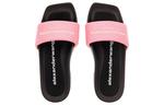 Шлепанцы женские Alexander Wang, черный / розовый - фото 3