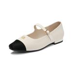 Туфли Мэри Джейн женские Josiny, бежевый/черный - фото 2