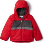 Куртка Columbia Boys' Valley Runner, Mountain Red, Shark, City Grey - фото 4