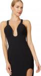 Платье BCBGMAXAZRIA Halter Dress with High Slit, Black - фото 3