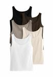 Топ THE SET SCOOP NECK 5 PACK REGULAR FIT THE SET, черный - фото 5
