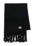 Шарф с бахромой Bimba Y Lola, черный - фото