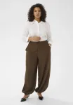 Брюки ясмина Kaffe Curve, Chocolate Brown Cc - фото 2