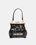 Мини-сумка с съемным ремнем Love Moschino, черный - фото