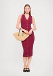 Платье MICHAEL Michael Kors SNAP FRONT, Mulberry/Red - фото 2