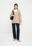 Джемпер JDY JDYMALONE V NECK LONG PULLOVER , Greige Melange/Grey - фото 2