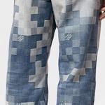 Джинсы мужские Louis Vuitton Damier Damoflage, синий - фото 7