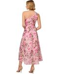 Платье Adrianna Papell Printed High-Low Dress, цвет Pink Multi - фото 2