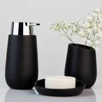 Дозатор мыла WENKO Badi, черный - фото 2