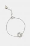 Браслет G CRYSTAL Guess, серебряный - фото