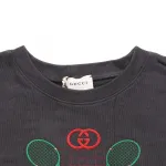 Gucci Детская толстовка, черная и серая - фото 6