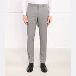 Брюки шерстяные h-genius-mm-224 приталенного кроя Boss, серый - фото