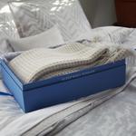 Кашемировый плед Matouk Cleo, белый - фото 5