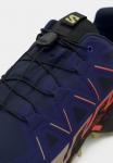 Кроссовки Salomon SPEEDCROSS 6, Maritime Blue/Black/Cherry Tomato/Blue - фото 7