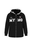 MYMO Худи на молнии в черном цвете - фото