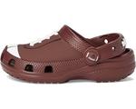 Сабо Crocs Kids Classic Clogs with Patterns and Graphics, цвет Football - фото 4