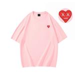 Футболка унисекс с принтом эмодзи, 2 шт (светло-хаки и тёмно-синий) - фото 10