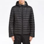 Пуховик мужской черный Prada, черный - фото 3