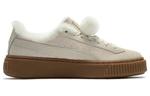 Кроссовки suede platfprm Puma, бежевый - фото 2