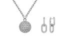 Daniel Wellington Alloy Necklace & Stud Earrings Set Women's DW/DanielWellington - фото 3