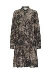 Платье Kaffe KAJAMIE SHIRT DRESS, Brown Graphic Print/Brown - фото 5