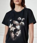 Футболка женская Hugo с принтом, черный - фото 4