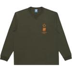 Футболка унисекс UNDEFEATED, оливковый - фото