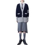 THOM BROWNE Свитер женский голубой - фото 4