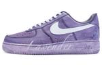 Кроссовки Nike Air Force 1 Skateboard Shoes Men Low-Top White Purple - фото