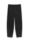 Брюки ADOLFO DOMINGUEZ BARREL FIT CHECKERED, White And Black/Black - фото 6