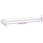 Подушка для сиденья Vidaxl, серый - фото 6