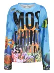 Толстовка с принтом Moschino, синий - фото