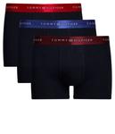 Боксеры Tommy Hilfiger с цветным поясом, 3 штуки - фото