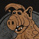 Ноль проблем! Футболка для фанатов Alf черная - фото 4