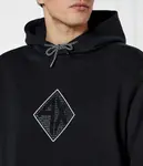 Толстовка Regular fit Armani Exchange, синий - фото 4