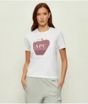 Футболка POMME regular fit A.P.C, белый - фото