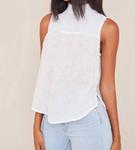 Белый топ со сборками Bella Dahl - фото 2