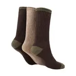 Упаковка из 3 пар горных носков Mountain Pro, темно-коричневый - фото 2