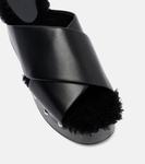 Кожаные сандалии Le Monde Béryl, Black/Black - фото 5